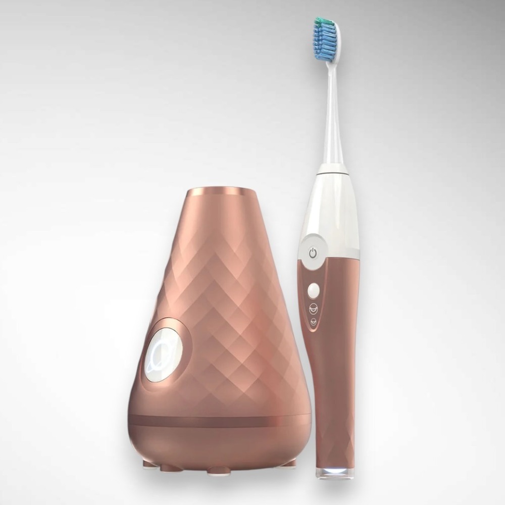 UMMA Diamond Sonic Rosegold Electric Toothbrush With Charger Like New